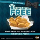 Celebrate Father’s Day with Texas Chicken: Enjoy FREE 8pc Nuggets with Purchase!