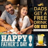 Celebrate Father’s Day 2024 at Chili’s with a Free Drink for Dads!