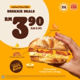 Indulge in Burger King’s New Chicken Strips Croissan’wich with Egg for Only RM3.90!