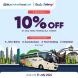 Ride the Rainbow to Savings: 10% Off Restu Pelangi Express Tickets (July 2024)