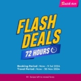 Batik Air 72-Hour Flash Sale is BACK! More Routes Added! – July 2024