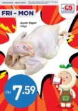 Pasaraya CS Poultry Promotion: Fresh Chicken at RM 7.59/kg! – July 2024