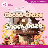 Indulge Your Sweet Tooth: AEON’s Cocoa Craze & Snack Daze (July 2024)