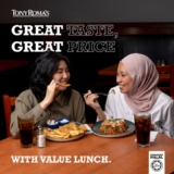 Tony Roma’s Lunch Deals Are Back! Delicious Meals From RM15.90