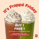 San Francisco Coffee Frappé Friday Deal: Buy 1 Free 1 Every Week in July & September 2024!