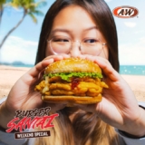 Spice Up Your Weekend with A&W’s K-Pedas Chicken Burger –