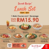 Secret Recipe Lunch & Dinner Sets: New Flavors from July 2024 Onwards Promotion