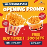 Happy Potato Buy 1 Free 1 at All Seasons Place Promo (July 2024)