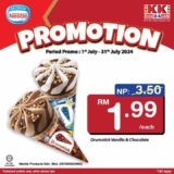 July 2024: KK Super Mart  x Nestlé Drumstick Vanilla & Chocolate Promotion!
