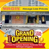 MR DIY Section 15 Business Center, Bandar Tasik Senangin, Lenggeng Opening Promotions