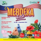 Celebrate Merdeka with CARiNG Pharmacy’s Mega Sale (August 2024)