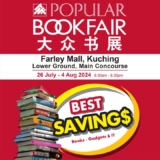 Popular Bookfair July 2024 @ Farley Mall, Kuching: Big Savings Await!