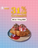 August 2024: Baskin-Robbins Road to Gold: 31% Off Croissants!