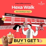 Kenangan Coffee Grand Opening at Hexa Walk, Desa Petaling – August 2024