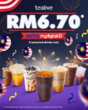 Tealive August 2024 Promo: 8 Drinks for RM6.70!