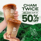 Zus Coffee Promo: Enjoy 50% Off Your 2nd Cham Latte This August 2024!