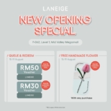 LANEIGE’s New Boutique Grand Opening: Free Flowers, Cash Vouchers, and Limited Edition Lip Sleeping Masks!