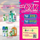 Merdeka Deals Alert: RM5 & RM12 Touch ‘n Go Rebat at MYDIN with Dettol, Vanish, Harpic & AirWick Products