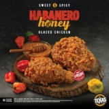 New at Texas Chicken! Habanero Honey Chicken: Sweet, Savory, SPICY!