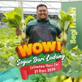 Segar Dari Ladang!  Harga Berpatutan, Makanan Segar, Lebih Segar, Lebih Cepat!