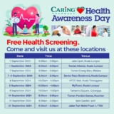 Free Health Checks Across Malaysia This September: Take Charge of Your Wellbeing with Caring Pharmacy