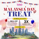 Sa Sa Malaysia Day 2024 Exclusive: Instant RM16 Rebate & 3X Member Points!