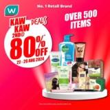 Watson’s Second Item AT 80% OFF IN AUGUST 2024