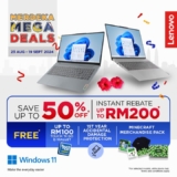 Lenovo Merdeka Mega Sale 2024 : Save Up to 50% and Get Freebies until 19 Sep 2024!