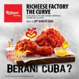 Richeese Factory Lands in The Curve Damansara: Get Ready for Fire Chicken Fun!