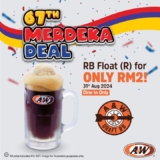 Score a Delicious Deal: A&W Root Beer Float for RM2 This Merdeka Day 2024