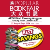 POPULAR Bookfair August 2024 : Malaysia’s Most Epic Sale @ AEON Rawang Anggun, Selangor