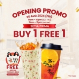 Sip Your Way to Savings! Buy 1 Free 1 Opening Promotion at Beutea, Setia Prima (August 30th, 2024)!