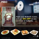 Fuel Your GOAT Movie Experience with 10% Off at Cafecito! (September 2024)