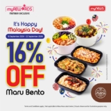 Celebrate Malaysia Day with 16% off Maru Bento Meals!