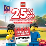 September LEGO Mania: 25% Off Selected Playsets!