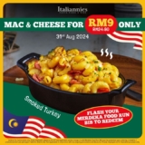 Calling All Food Lovers: Mac & Cheese for RM9 Only at Italiannies This Merdeka!