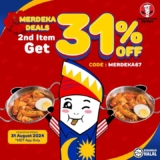 Spicy Savings for Merdeka Day 2024: 31% OFF Your 2nd Item at MyeongDong Topokki!