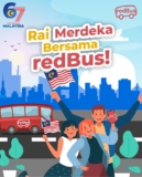 Merdeka Sale! Travel in Style with up to 50% off with redBus