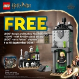 September 2024: Free LEGO Harry Potter Floo Network with Your Purchase at BrickMagic Asia!