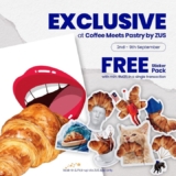 Exclusive Offer Alert: Get a FREE Sticker Pack with Every Purchase at Coffee Meets Pastry by ZUS Coffee