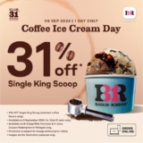 Coffee Lovers, Rejoice! Get 31% OFF Your Baskin-Robbins Coffee Ice Cream Fix on September 6th, 2024