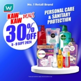 Refresh, Recharge, and Revitalize: 30% Off Personal Care & Sanitary Protection at Watsons Malaysia in September 2024!