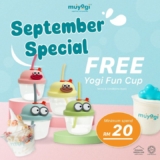 Sip in Style with Muyogi’s September Special: Free Yogi Fun Cup with Every RM20 Purchase!