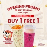 Beutea’s Grand Opening in Permas Jaya: Buy 1 Free 1 on All Drinks! (September 2024)