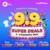 AEON 9.9 Super Deals: Stock Up on Groceries & Essentials with myAEON2go! (September 2024)