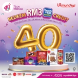 AEON 40th Anniversary Snack Deal: RM3 Touch ‘n Go Credit! (September 2024)