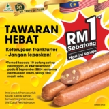 Baker’s Cottage Frankfurter Frenzy at Seremban R&R: RM1 Frankfurters for a Limited Time!