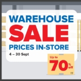 Harvey Norman Warehouse Sale: Up to 70% Off Top Brands September 2024