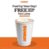 Fuel Up Your Day with a FREE Extra Shot of Espresso at Dunkin’ This September 2024′