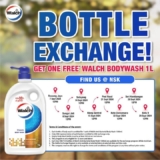 Free 1L Walch Body Wash – Exchange Your Empty Bottle & Get Clean! (Sep 2024)